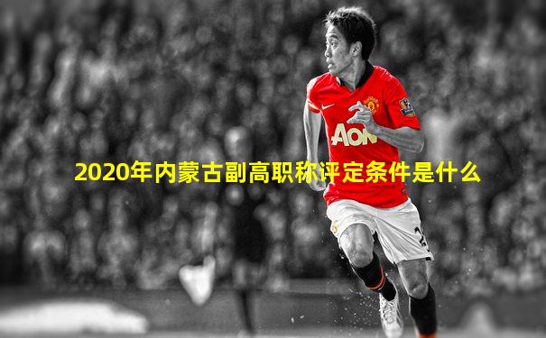 2020年内蒙古副高职称评定条件是什么