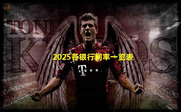 2025各银行利率一览表