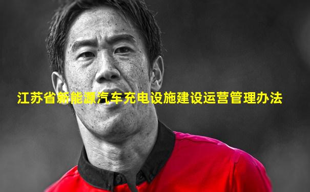 江苏省新能源汽车充电设施建设运营管理办法